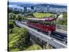 Cable Car, Wellington, North Island, New Zealand, Pacific-Michael Nolan-Stretched Canvas