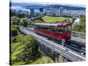 Cable Car, Wellington, North Island, New Zealand, Pacific-Michael Nolan-Stretched Canvas