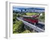 Cable Car, Wellington, North Island, New Zealand, Pacific-Michael Nolan-Framed Premium Photographic Print