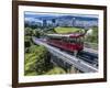 Cable Car, Wellington, North Island, New Zealand, Pacific-Michael Nolan-Framed Premium Photographic Print