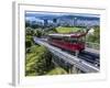 Cable Car, Wellington, North Island, New Zealand, Pacific-Michael Nolan-Framed Photographic Print