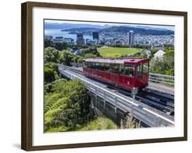 Cable Car, Wellington, North Island, New Zealand, Pacific-Michael Nolan-Framed Photographic Print