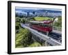 Cable Car, Wellington, North Island, New Zealand, Pacific-Michael Nolan-Framed Photographic Print