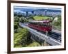 Cable Car, Wellington, North Island, New Zealand, Pacific-Michael Nolan-Framed Photographic Print