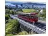Cable Car, Wellington, North Island, New Zealand, Pacific-Michael Nolan-Mounted Photographic Print