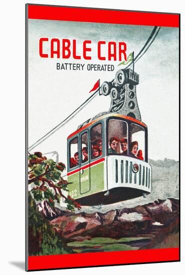 Cable Car-null-Mounted Art Print