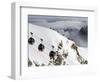 Cable Cars Approaching Aiguille Du Midi Summit, Chamonix-Mont-Blanc, French Alps, France, Europe-Richardson Peter-Framed Photographic Print