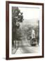 Cable Cars, Fillmore Street, San Francisco, California-null-Framed Art Print