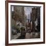 Cable Cars in San Francisco-Marti Bofarull-Framed Giclee Print