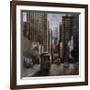 Cable Cars in San Francisco-Marti Bofarull-Framed Giclee Print