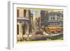 Cable Cars, Powell Street, San Francisco, California-null-Framed Art Print