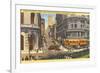 Cable Cars, Powell Street, San Francisco, California-null-Framed Premium Giclee Print