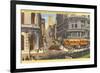 Cable Cars, Powell Street, San Francisco, California-null-Framed Premium Giclee Print