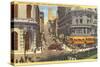 Cable Cars, Powell Street, San Francisco, California-null-Stretched Canvas