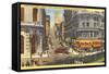Cable Cars, Powell Street, San Francisco, California-null-Framed Stretched Canvas