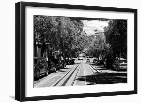 Cable Cars - Streets - Downtown - San Francisco - Californie - United States-Philippe Hugonnard-Framed Photographic Print