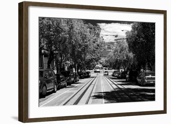 Cable Cars - Streets - Downtown - San Francisco - Californie - United States-Philippe Hugonnard-Framed Photographic Print