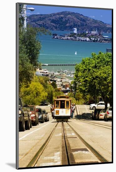 Cable Cars - Streets - Downtown - San Francisco - Californie - United States-Philippe Hugonnard-Mounted Premium Photographic Print