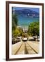 Cable Cars - Streets - Downtown - San Francisco - Californie - United States-Philippe Hugonnard-Framed Photographic Print