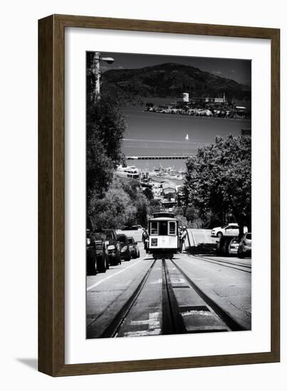 Cable Cars - Streets - Downtown - San Francisco - Californie - United States-Philippe Hugonnard-Framed Photographic Print