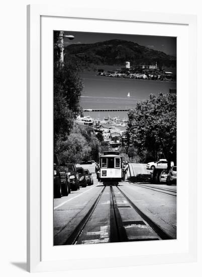 Cable Cars - Streets - Downtown - San Francisco - Californie - United States-Philippe Hugonnard-Framed Photographic Print