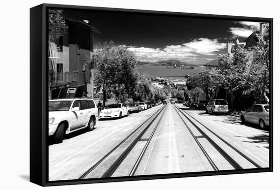 Cable Cars - Streets - Downtown - San Francisco - Californie - United States-Philippe Hugonnard-Framed Stretched Canvas