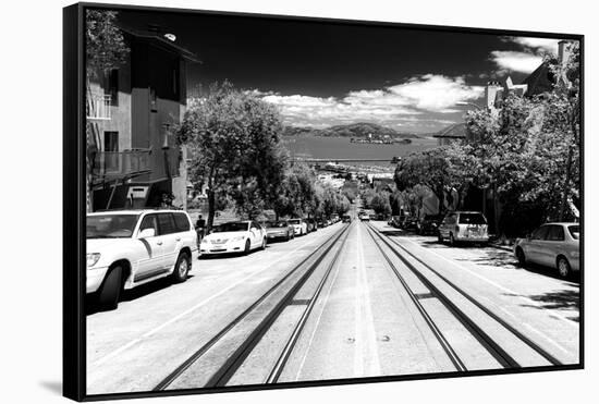 Cable Cars - Streets - Downtown - San Francisco - Californie - United States-Philippe Hugonnard-Framed Stretched Canvas