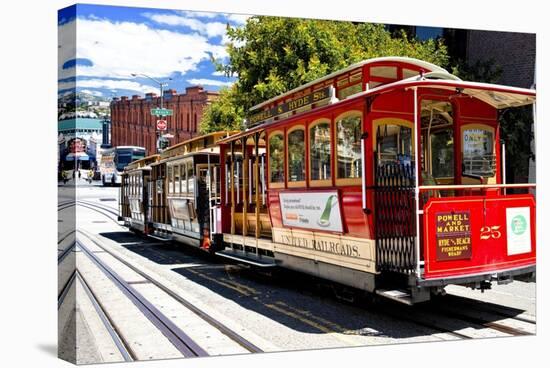 Cable Cars - Streets - Downtown - San Francisco - Californie - United States-Philippe Hugonnard-Stretched Canvas