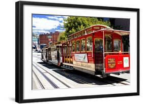 Cable Cars - Streets - Downtown - San Francisco - Californie - United States-Philippe Hugonnard-Framed Art Print