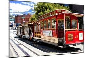 Cable Cars - Streets - Downtown - San Francisco - Californie - United States-Philippe Hugonnard-Mounted Art Print