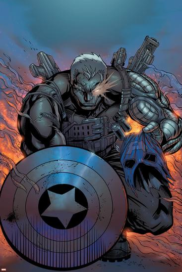 Cable & Deadpool No.25 Cover: Cable-Lan Medina-Lamina Framed Poster