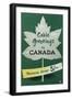 Cable Greetings to Canada-Stanley-Framed Art Print