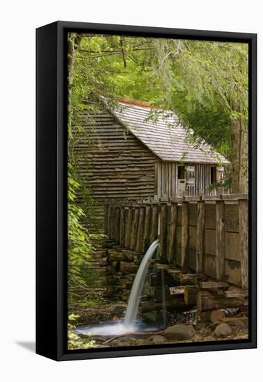 Cable Mill, Cades Cove, Great Smoky Mountains National Park, Tennessee-Adam Jones-Framed Stretched Canvas