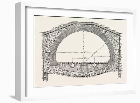 Cable Railway Tunnel under River Near Van Buren Street-null-Framed Giclee Print