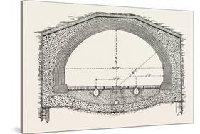 Cable Railway Tunnel under River Near Van Buren Street-null-Stretched Canvas