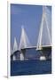 Cable-Stayed Bridge Supports of the Charilaos Trikoupis Bridge-null-Framed Giclee Print