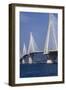 Cable-Stayed Bridge Supports of the Charilaos Trikoupis Bridge-null-Framed Giclee Print