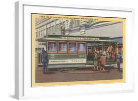 Cablecar, San Francisco, California-null-Framed Art Print