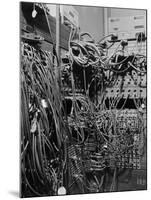 Cables on Early Computer-Jerry Cooke-Mounted Photographic Print