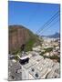 Cableway (cable car) to Sugarloaf Mountain, Urca, Rio de Janeiro, Brazil, South America-Karol Kozlowski-Mounted Photographic Print