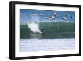 Cabo Blanco, sea and surfing, Peru, South America-Peter Groenendijk-Framed Photographic Print