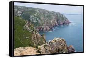 Cabo Da Roca, Sintra National Park, Lisbon Coast, Portugal, Europe-G&M Therin-Weise-Framed Stretched Canvas