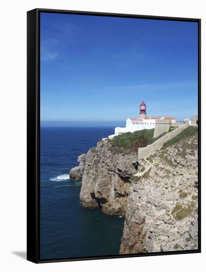 Cabo de Sao Vicente (Cape St. Vincent), Algarve, Portugal, Europe-Jeremy Lightfoot-Framed Stretched Canvas