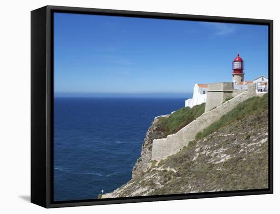 Cabo de Sao Vicente (Cape St. Vincent), Algarve, Portugal, Europe-Jeremy Lightfoot-Framed Stretched Canvas