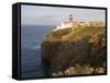 Cabo de Sao Vincente with its lighthouse, Algarve, Portugal.-Martin Zwick-Framed Stretched Canvas