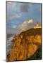 Cabo do Roca Lighthouse at last light in Colares, Portugal-Chuck Haney-Mounted Photographic Print