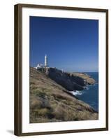 Cabo Mayor Lighthouse, Santander, Spain-Walter Bibikow-Framed Photographic Print