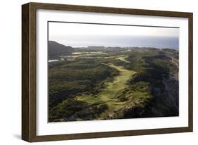 Cabo Real Golf Course, aerial, Holes 3 and 4-Stephen Szurlej-Framed Premium Photographic Print