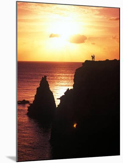 Cabo Rojo at Sunset, Puerto Rico-Greg Johnston-Mounted Premium Photographic Print