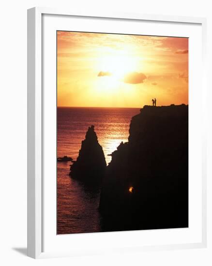 Cabo Rojo at Sunset, Puerto Rico-Greg Johnston-Framed Photographic Print